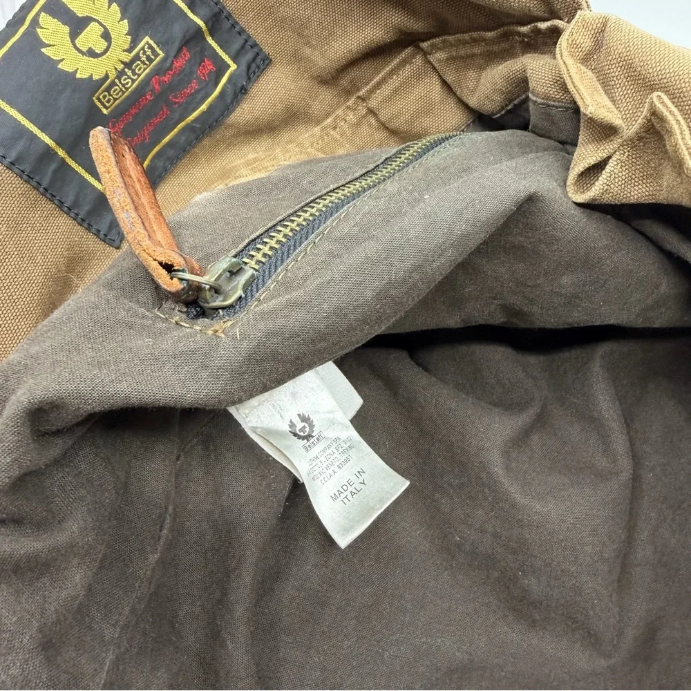 Belstaff 556 Colonial Shoulder Bag in Mountain Brown - Picture 11 of 14